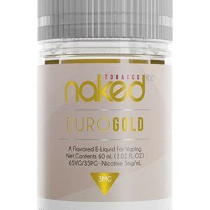 NAKED Euro Gold 60ML Nube Vape