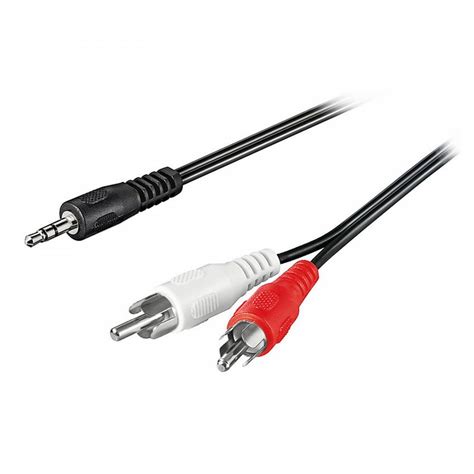 CABLE STEREO JACK 3 5 MACHO 2xRCA MACHO DE 5 Mts