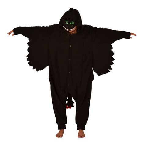 Afreaka Adults Toothless Inspired Onesie Black Shop Today Get It