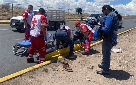 Motociclista Resulta Lesionado Tras Derrapar En San Miguel El Grande