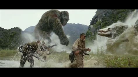 Kong Skull Island Movie 2017 Kong Vs Skull Crawler Scene Filmed