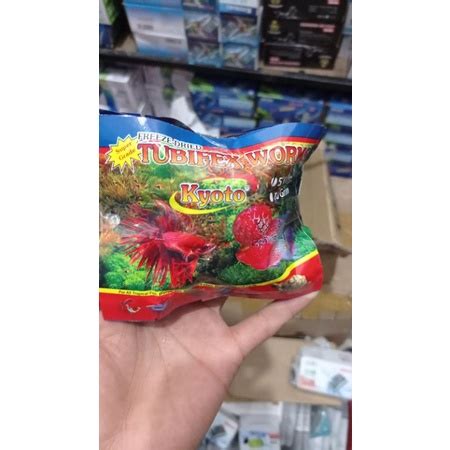 Jual Makanan Ikan Cacing Kering Tubifex Worm Kyoto Gr Shopee Indonesia