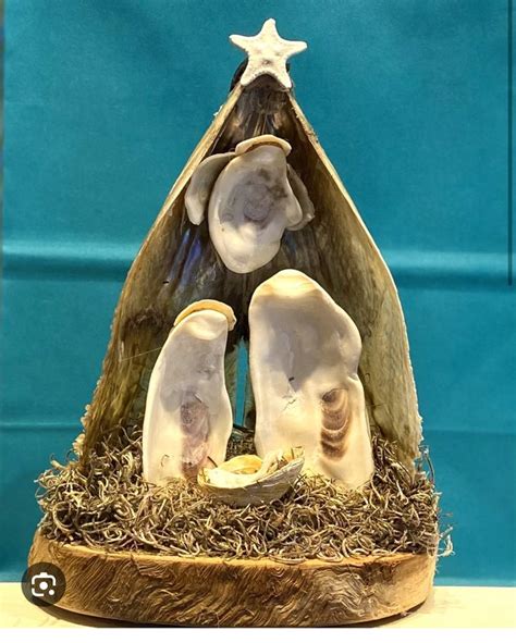 Seashell Nativity Scene