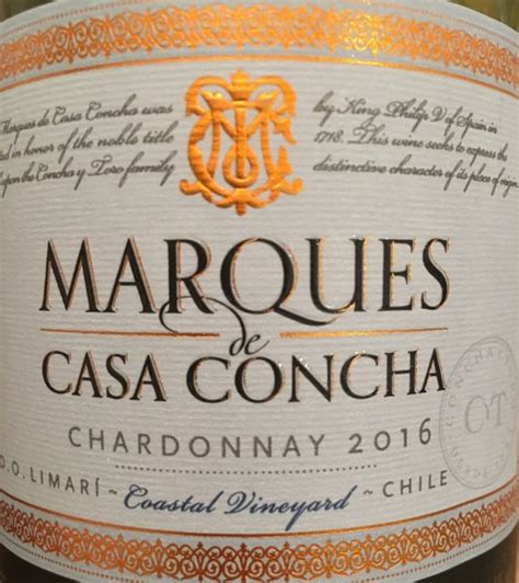 Concha y Toro Marques de Casa Concha Chardonnay 2016 Vínsíðan is