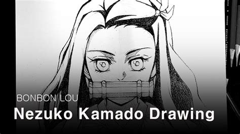 귀멸의 칼날 네즈코 그리기demon Slayer Nezuko Kamado Drawing Youtube