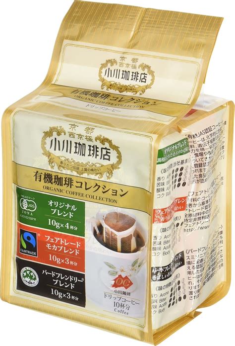 お見舞い 小川珈琲店 有機珈琲 オリジナルブレンド ドリップコーヒー 10g 6杯分 Savipharmvn