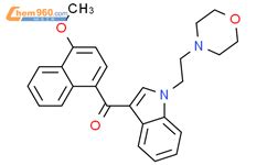 Methanone Methoxy Naphthalenyl Morpholinyl Ethyl H