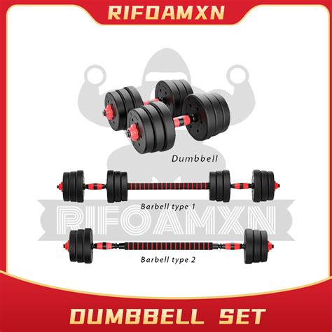 Kg Dumbbell Set Dumbell Bumper Rubber Coated Cm Foam Connector