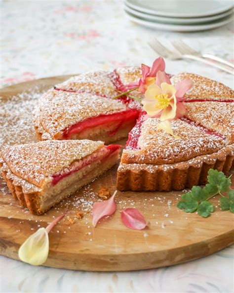 Rhubarb Almond Tart Recipe Baking For Friends