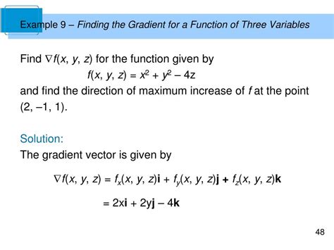 Ppt Directional Derivatives And Gradients Powerpoint Presentation