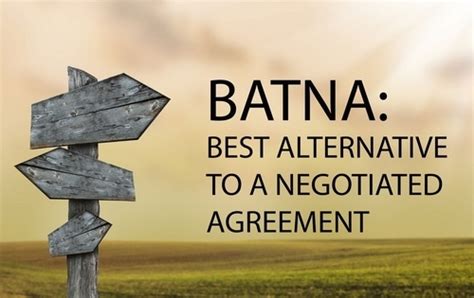 What Is Batna Concept And Importance Of Batna In Negotiation