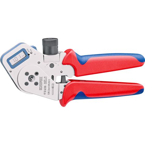 Knipex 97 52 63 DG Four Mandrel Crimping Pliers For Turned Contacts