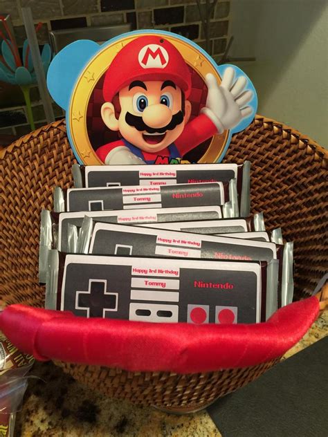 My Sons Birthday Party Favors Are Ready To Go Super Mario Bros