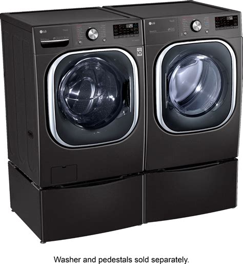 Lg Stackable Smart Electric Dryer With Steam And Built In Intelligence