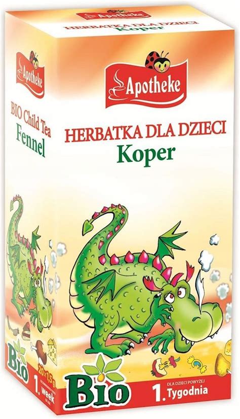 Herbata Herbatka Dla Dzieci Koper Bio Apotheke X G Ceny I Opinie