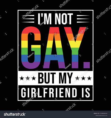 Im Not Lesbian My Girlfriend Lesbian Stock Vector Royalty Free Shutterstock