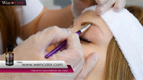 Como Preparar Y Aplicar El Pigmento Tinte Para Cejas Wencolor Youtube