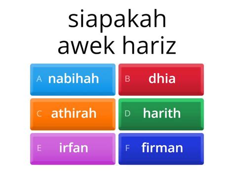 hariz quiz
