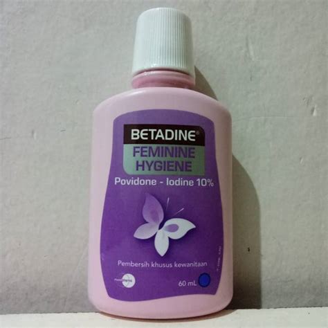 Jual Betadine Feminine Hygiene 60ml Free Pembalut Pantyliner Shopee