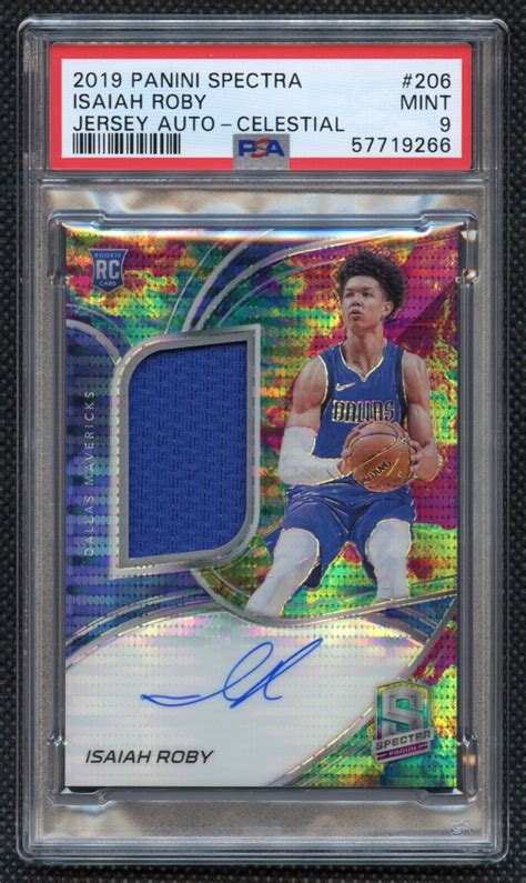 Panini Spectra Isaiah Roby Rookie Auto Celestial Rpa Psa