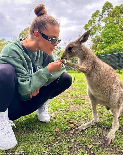 Logan Pauls Girlfriend Nina Agdal Shares Photos From Couples Aussie