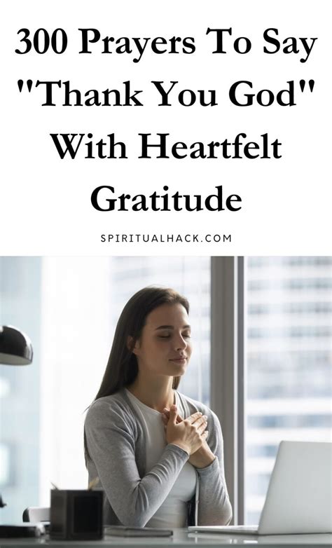 300 Prayer For Thankfulness And Gratitude To God Spiritual Hack