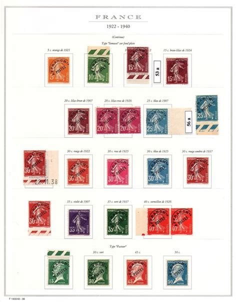 Francia Selection Of Pre Cancelled Stamps Catawiki