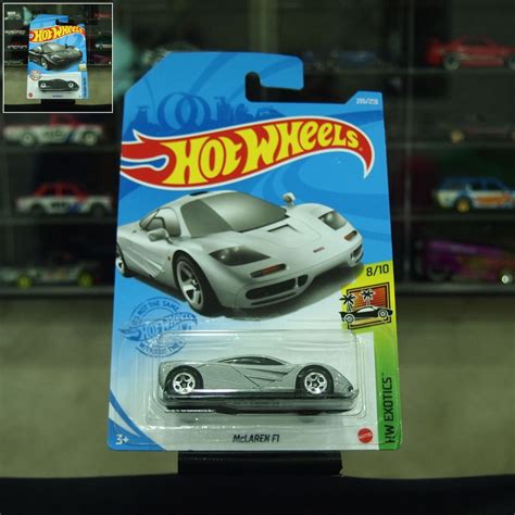 Hot Wheels McLaren F1 Grey Black Shopee Malaysia