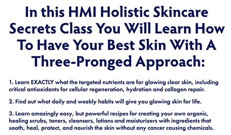 Holistic Skincare Secrets Elective Courses