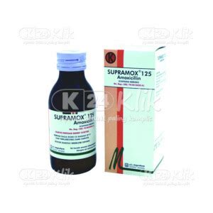 Supramox 125 Mg 5 D Sirup 60 Ml Manfaat Dosis Ef