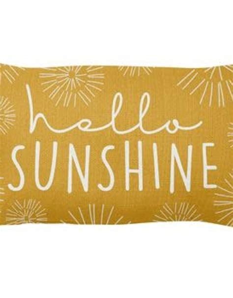 Lumbar Pillow Hello Sunshine Bob Headquarters