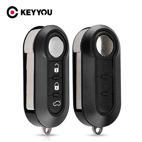 Keyyou Capa Para Chave Remota De Carro Sem Corte 3 Es Para Fiat