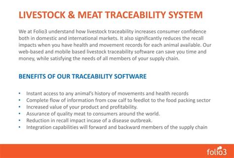 Livestock Identification And Traceability System Beef Sheep Goat