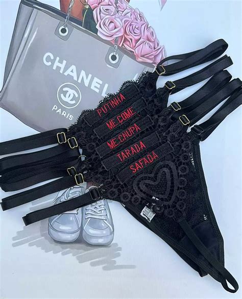 Comprar Calcinha Bordada Frases MM Lingerie