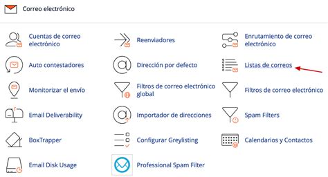 Cómo crear listas de correo electrónico en cPanel Tutoriales Neubox