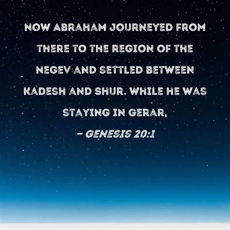 genesis   abraham journeyed     region