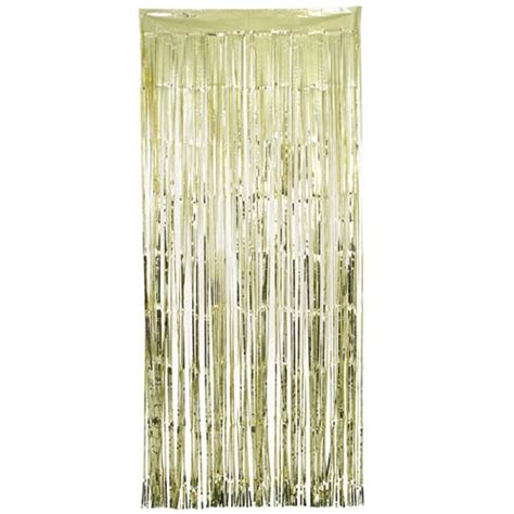 Light Gold Bright Foil Door Curtain Backdrop M X Cm Pack Of