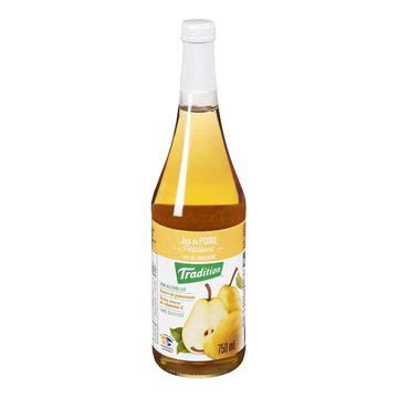 Jus de poire pétillant Tradition Super C