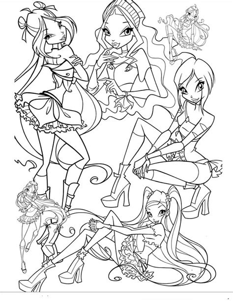 Dibujo Para Colorear A Stella De Winx Club Porn Sex Picture