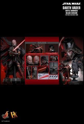 T Tr C Hot Toys Dx Star Wars Darth Vader Battle Damaged Deluxe Version Regular