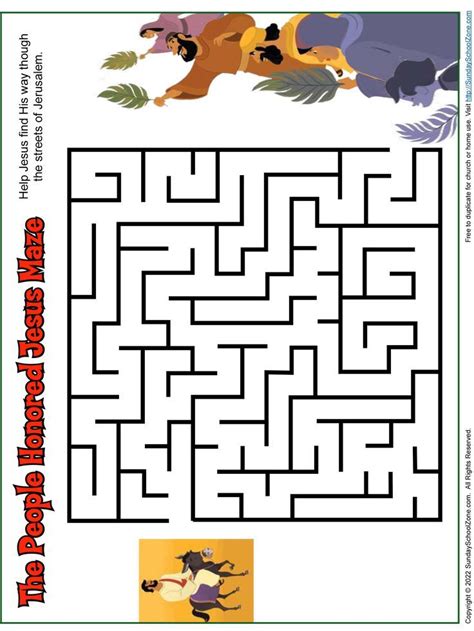 The People Honored Jesus Maze Artofit