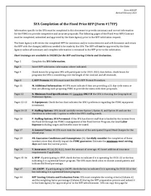 Fillable Online Form 381FP SFA Completion Of The Fixed Price RFP Docx