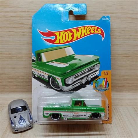 Custom Hot Wheels Chevy Pickup Verde Shopee Brasil