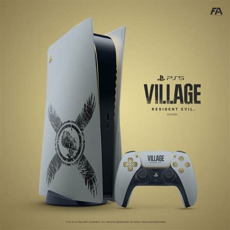 Así Se Vería Un Ps5 Edición Especial De Resident Evil Village Atomix