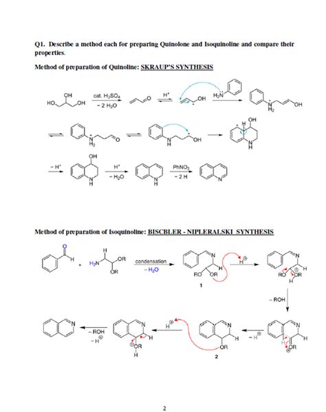 Bsc Organic Chemistry Semester Iii Reaction Mechanism Of Important