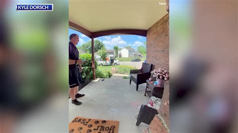 Camera Catches Ohio Porch Pirate Steal Package Seconds After Drop Off