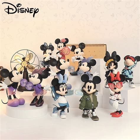 Echte Disney Mickey Mouse Minnie Trend Spielen Figur Cartoon Gezeiten