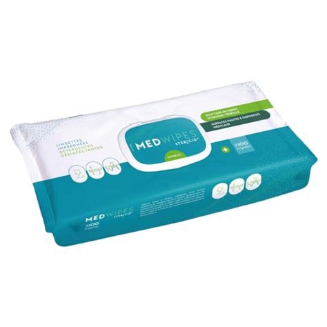 Lingettes Paisses Nettoyantes D Sinfectantes Stericid Medwipes Pack