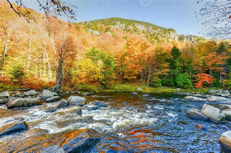 Adirondacks Fall Foliage, New York 16196726 Stock Photo at Vecteezy