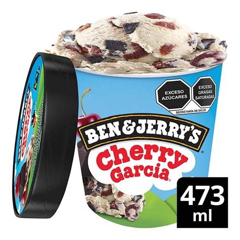 Helado De Crema De Leche Ben And Jerrys Cherry Garcia 473 Ml Walmart